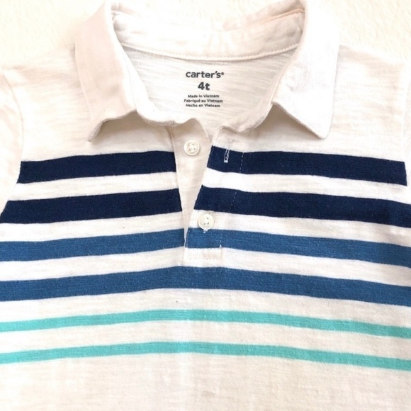 ⭐️ 5 for $25 A Set of 2 Carter’s Toddler Boy’s Cotton Tops Size 4 T - Picture 11 of 16